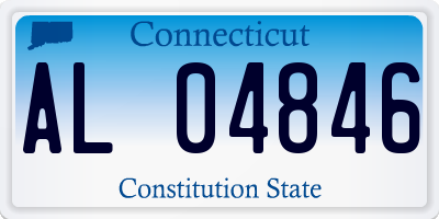 CT license plate AL04846