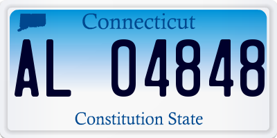 CT license plate AL04848