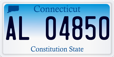 CT license plate AL04850