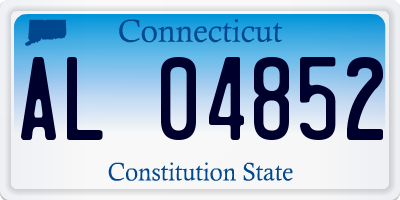 CT license plate AL04852