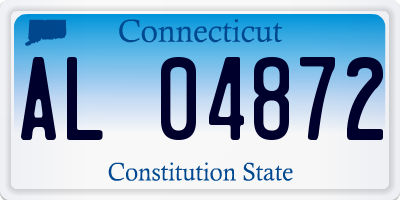 CT license plate AL04872