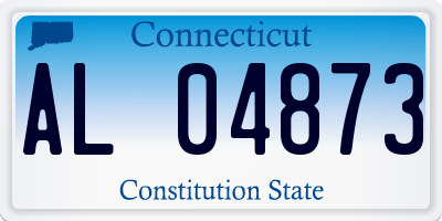 CT license plate AL04873