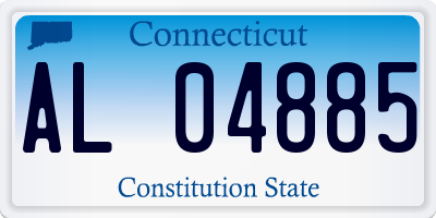 CT license plate AL04885