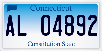 CT license plate AL04892