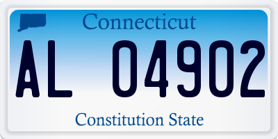 CT license plate AL04902