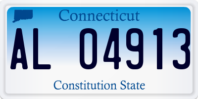 CT license plate AL04913