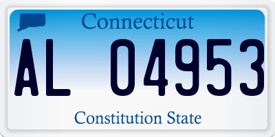 CT license plate AL04953