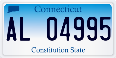 CT license plate AL04995