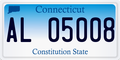 CT license plate AL05008
