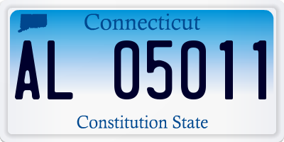 CT license plate AL05011