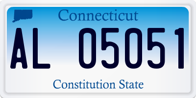CT license plate AL05051