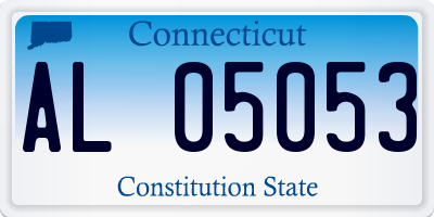CT license plate AL05053