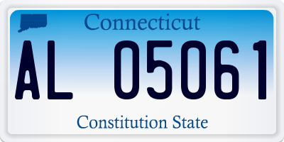 CT license plate AL05061