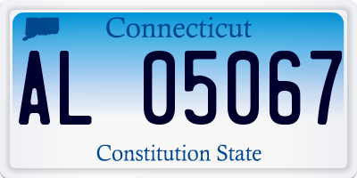 CT license plate AL05067