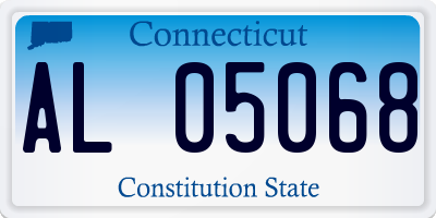 CT license plate AL05068