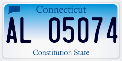 CT license plate AL05074