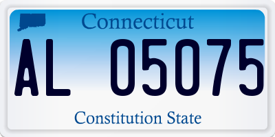 CT license plate AL05075