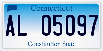 CT license plate AL05097