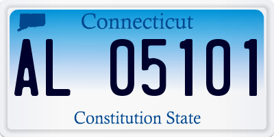 CT license plate AL05101