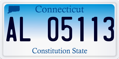 CT license plate AL05113