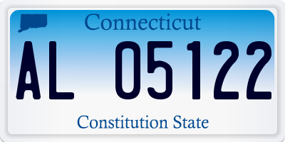 CT license plate AL05122