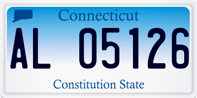 CT license plate AL05126