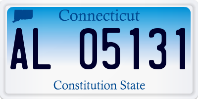 CT license plate AL05131