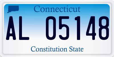CT license plate AL05148