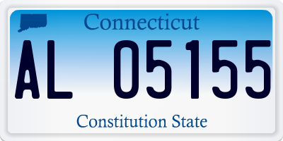 CT license plate AL05155