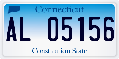 CT license plate AL05156