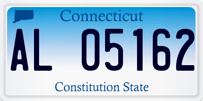 CT license plate AL05162