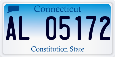 CT license plate AL05172
