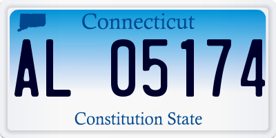 CT license plate AL05174