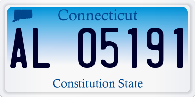CT license plate AL05191