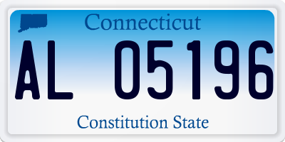 CT license plate AL05196