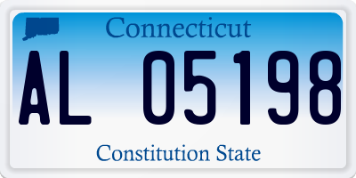 CT license plate AL05198