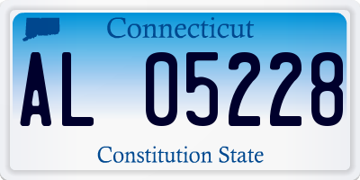 CT license plate AL05228