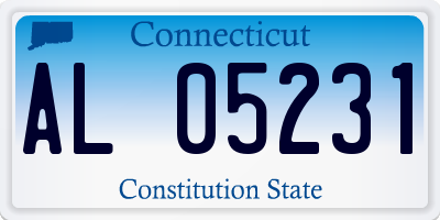 CT license plate AL05231