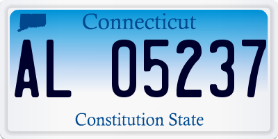 CT license plate AL05237