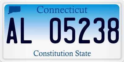 CT license plate AL05238