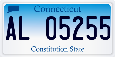 CT license plate AL05255