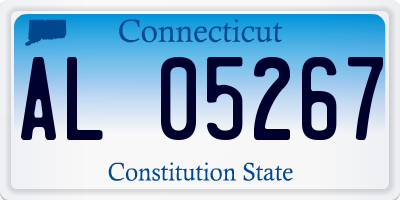 CT license plate AL05267