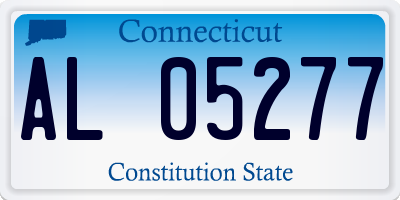 CT license plate AL05277