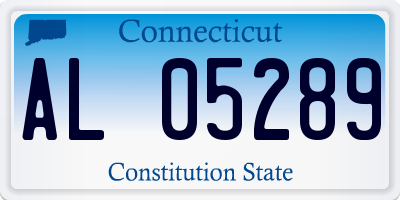 CT license plate AL05289