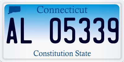 CT license plate AL05339