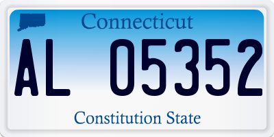CT license plate AL05352