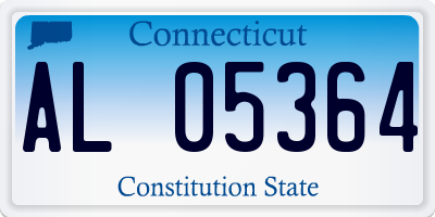 CT license plate AL05364