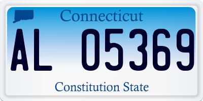 CT license plate AL05369