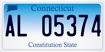 CT license plate AL05374
