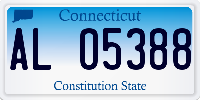 CT license plate AL05388